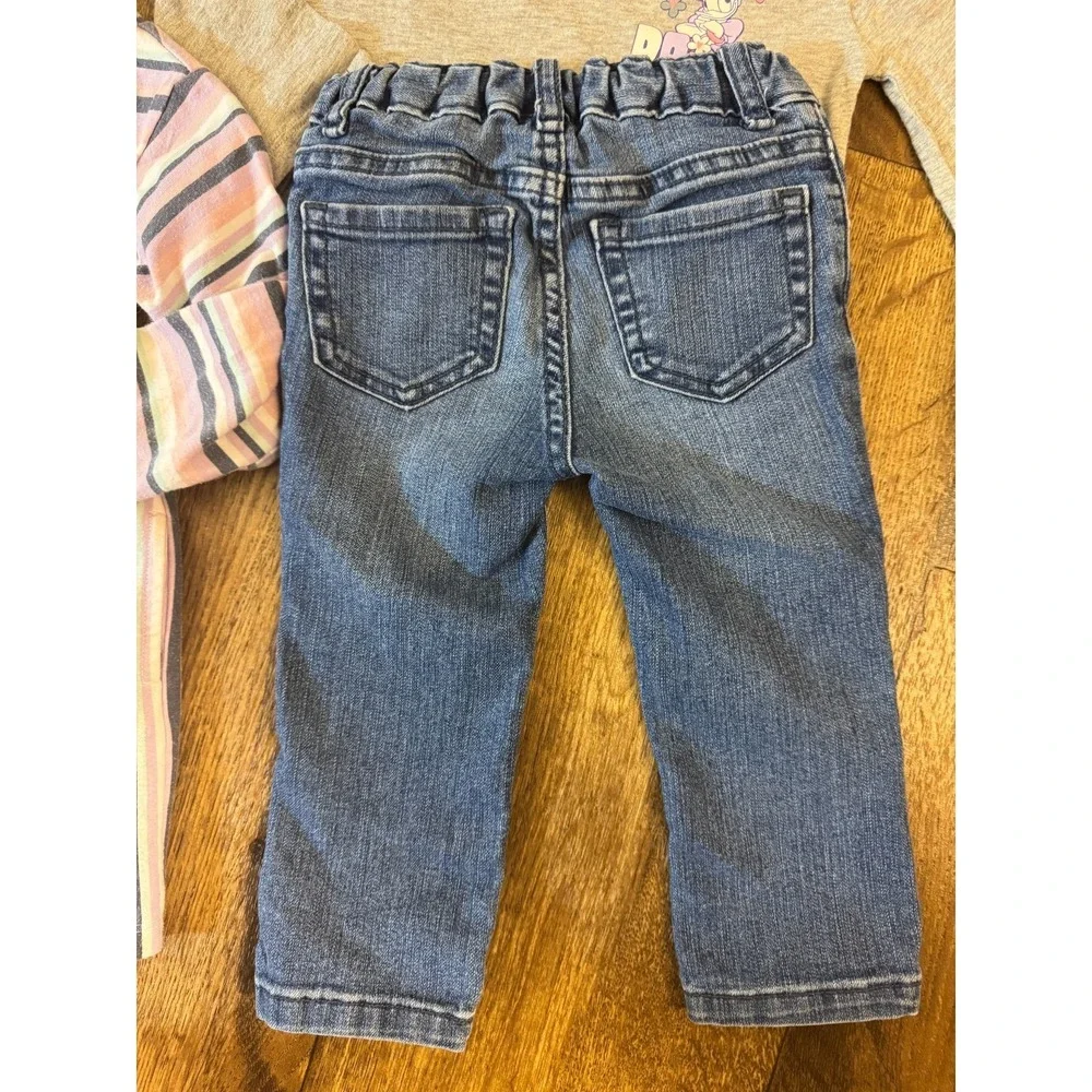 Baby‎ Toddler Girl 18 Months Casual Dress L/S Shirts Pants Jeans Clothes Disney